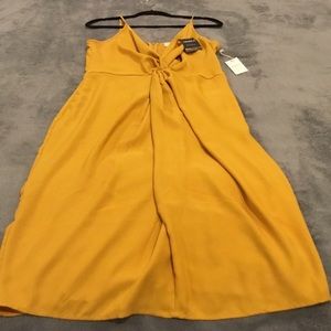 Mustard Cocktail Dress